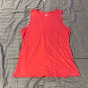 Tek Gear Orange (bright coral) Sleeveless Tank Top